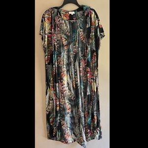 Umgee USA Feathered Long Kimono